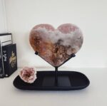 Pink Amethyst Heart - Image 2