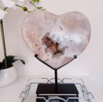 Pink Amethyst Heart - Image 2