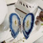 Agate Butterfly Dyed Teal - Image 5