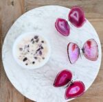 Agate Butterfly Dyed Pink (Pick your own) - Image 5