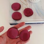 Cats Eye Pink Flat Stone - Image 5