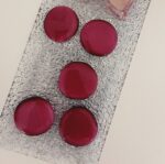 Cats Eye Pink Flat Stone - Image 2