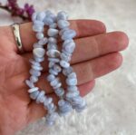 Blue Lace Agate Pebble Bracelet - Image 9
