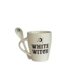 "White Witch" Mug with Spoon - Image 2