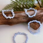 Blue Lace Agate Pebble Bracelet - Image 2