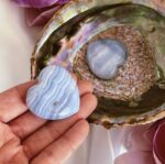 Blue Lace Agate Heart - Image 2