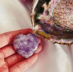 Lepidolite Heart