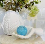 Blue Aragonite Sphere