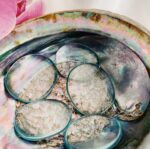 Aqua Obsidian Flat Stone