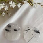 Tourmalinated Quartz Flat Stone - Image 4