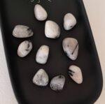 Tourmalinated Quartz  Tumbled Stone - Image 2