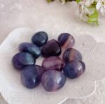 Fluorite Purple and Blue Tumbled Stone