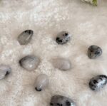 Tourmalinated Quartz  Tumbled Stone