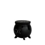 Triple Moon Cauldron Incense Holder - Image 2