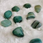 Green Agate (Dyed) Tumbled Stone - Image 2