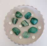 Green Agate (Dyed) Tumbled Stone