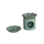 Turquoise Ceramic Oil Burner - Image 3