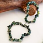 Moss Agate Pebble Bracelet - Image 2