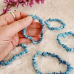 Blue Howlite Pebble Bracelet - Image 4