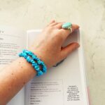 Blue Howlite Pebble Bracelet - Image 8