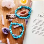 Blue Howlite Pebble Bracelet - Image 2