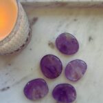 Amethyst Flat Stone