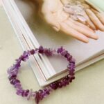 Amethyst Pebble Bracelet