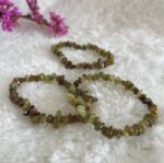 Green Garnet Pebble Bracelet - Image 3
