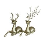 Gold Reindeer Sitting - Image 2