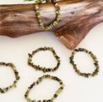 Green Garnet Pebble Bracelet - Image 7