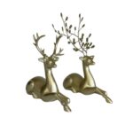 Gold Reindeer Sitting