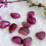 Pink Agate (Dyed) Tumbled Stone