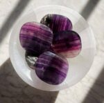 Purple Fluorite Flat Stone
