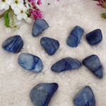 Blue Quartz Tumbled Stone - Image 3