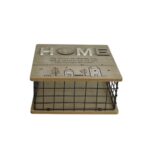 Home Wire Basket with Lidde - Image 4