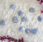 Blue Lace Agate Tumbled Stone - Image 2