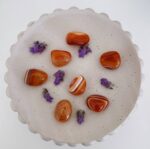 Carnelian with Stripe Tumbled Stone - Image 3