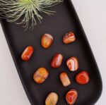 Carnelian with Stripe Tumbled Stone