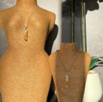 Citrine Double Terminated Pendant 40mm - Image 2