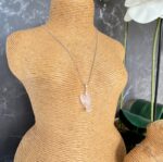 Rose Quartz Angel Pendant 30mm - Image 2