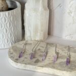 Amethyst Double Terminated Pendant 40mm - Image 2