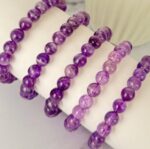 Amethyst Bead Bracelet 6mm - Image 3