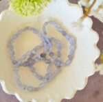 Blue Howlite Bead Bracelet 6mm - Image 2