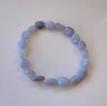 Blue Howlite Bead Bracelet 6mm - Image 3