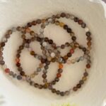 Botswana Agate Bead Bracelet 6mm - Image 5