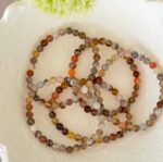 Botswana Agate Bead Bracelet 6mm - Image 2