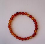 Carnelian Bead Bracelet 6mm - Image 4