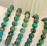 Chrysocolla Bead Bracelet 8mm - Image 3