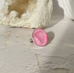 Druzy Agate Ring Pink - Image 2