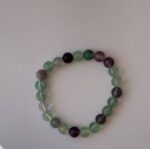 Fluorite Bead Bracelet 8mm - Image 2